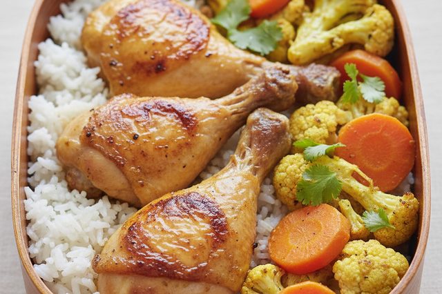 Marmita de Frango com Couve-Flor e Cenoura