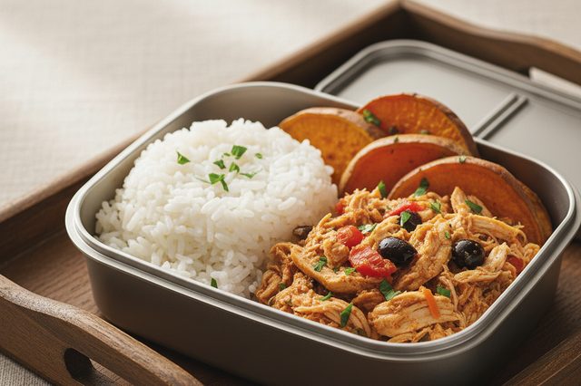 Marmita de Frango Desfiado com Legumes