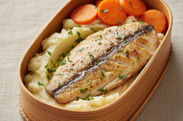 Marmita de Peixe Grelhado com Purê