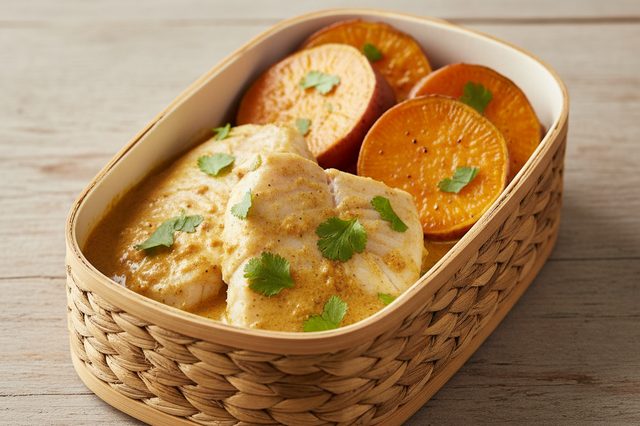 Marmita de Pescado com Coco e Batata-Doce