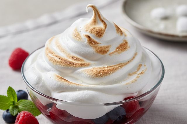 Merengue italiano para cobertura