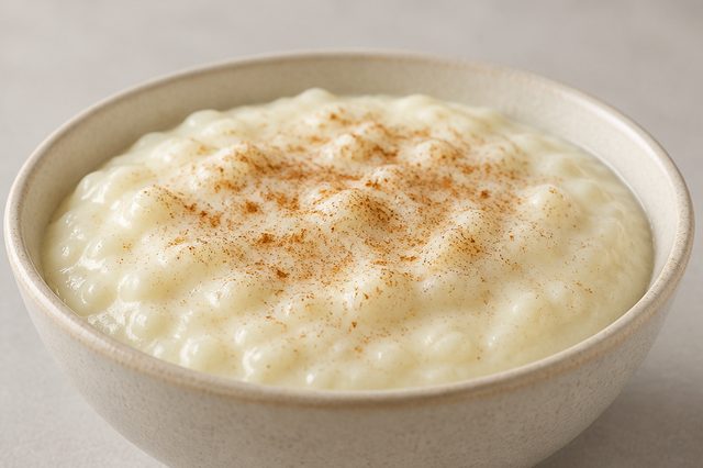 Mingau de maisena com leite em pó