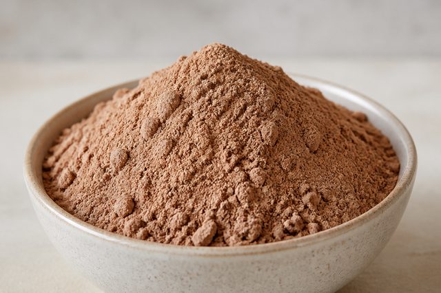 Mistura caseira em pó para cappuccino com canela