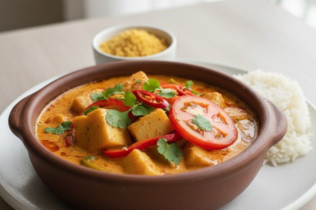 Moqueca Vegana de Palmito e Legumes