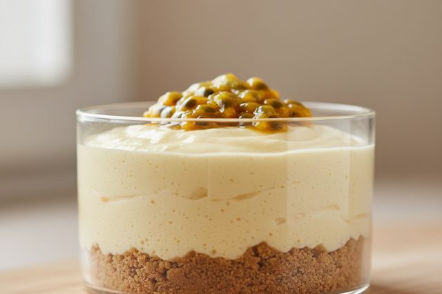 Mousse de Maracujá Sem Glúten