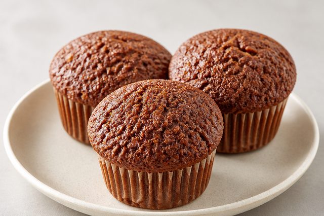 Muffin de pão de mel com aveia
