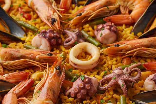 Paella de Frutos do Mar