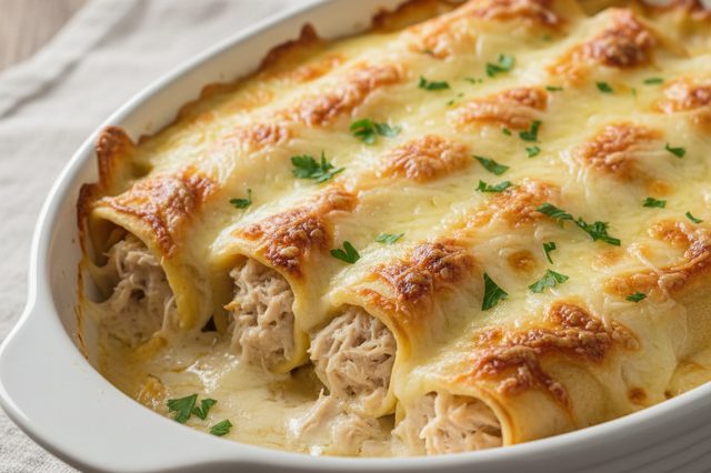 Panqueca de Frango com Catupiry