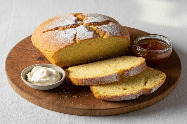 Pão de Fubá Caseiro