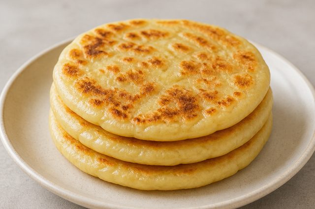 Pão indiano de frigideira com batata-doce