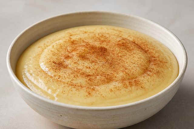 Papas de amido com limão e canela