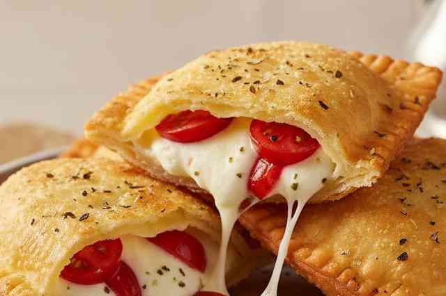 Pastel de Mussarela de Búfala e Tomate