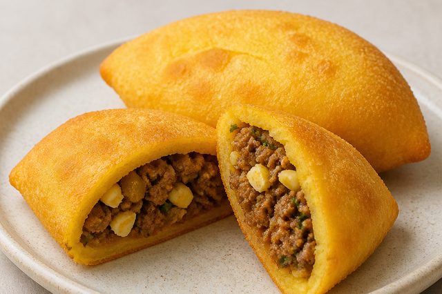 Pastel Paraguaio de Mandioca com Carne Moída