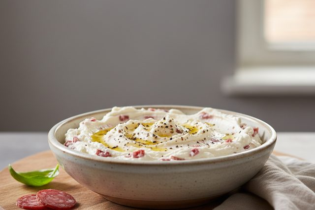 Pastinha de salaminho com cream cheese