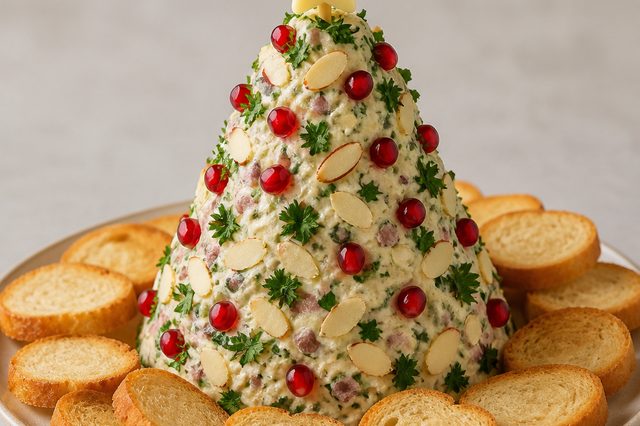 Patê de alho-poró com bacon e cream cheese