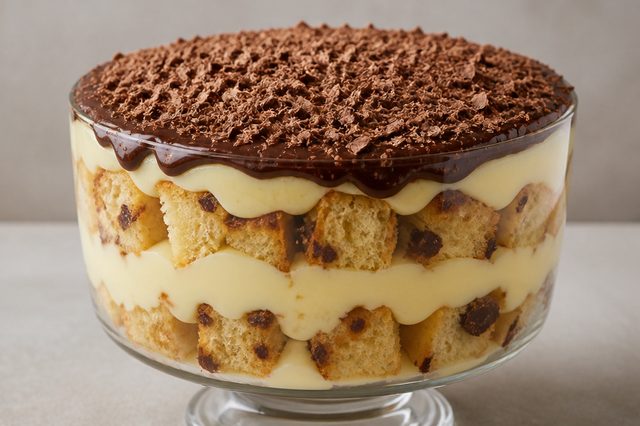 Pavetone com creme de chocolate branco
