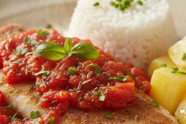 Peixe ao Molho de Tomate