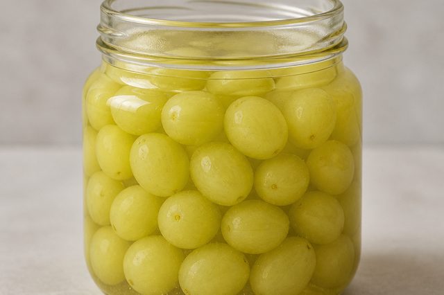 Picles de uva verde