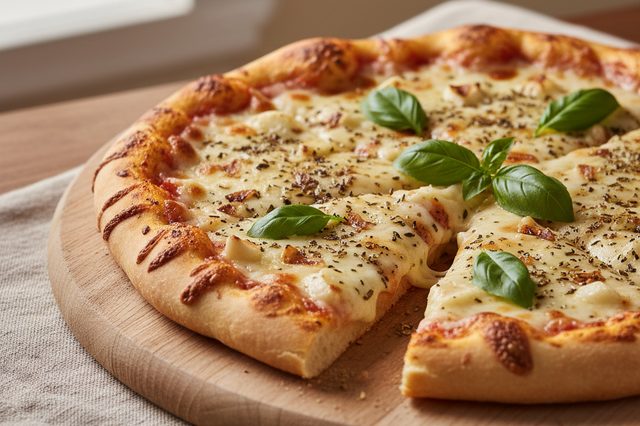 Pizza de Alho e Queijo
