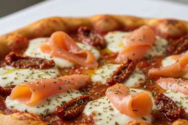 Pizza de Salmão Defumado