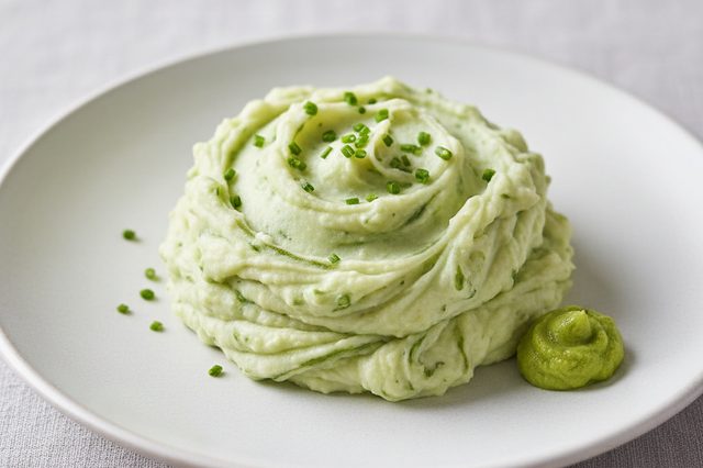 Purê de batata com wasabi