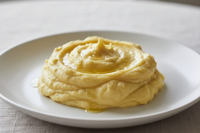 Purê simples de batata-baroa