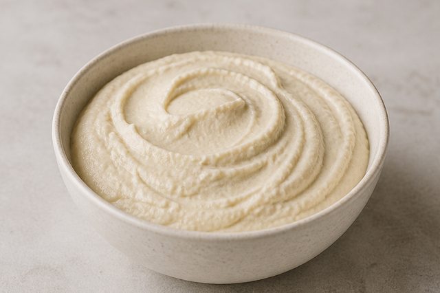 Queijo cremoso vegetal de castanha-de-caju