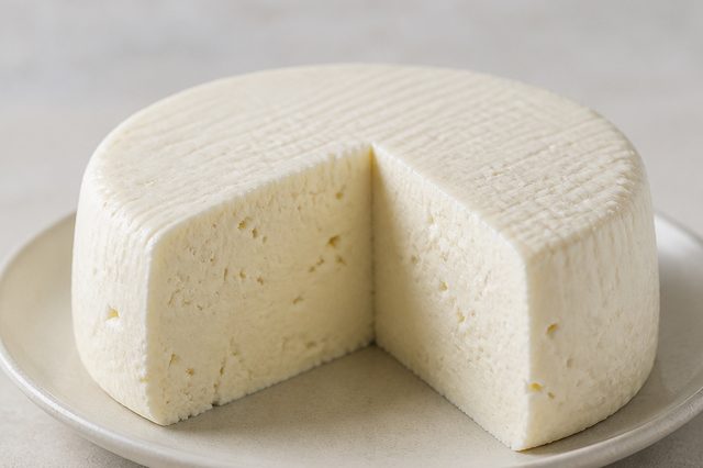 Queijo Minas caseiro com coalho