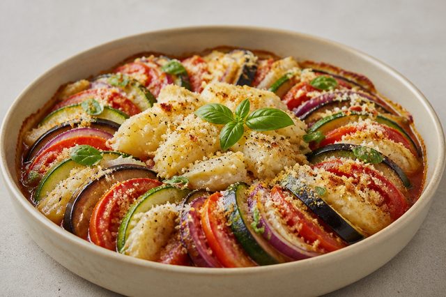 Ratatouille de bacalhau