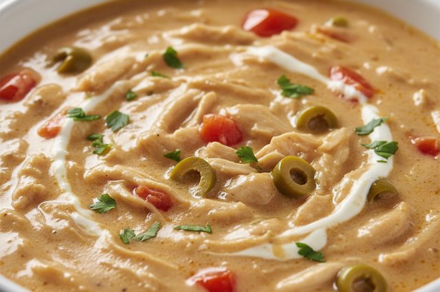 Recheio cremoso de frango com requeijão