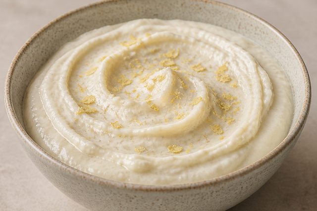 Requeijão vegano de inhame