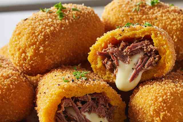 Risoles de Abóbora com carne-seca