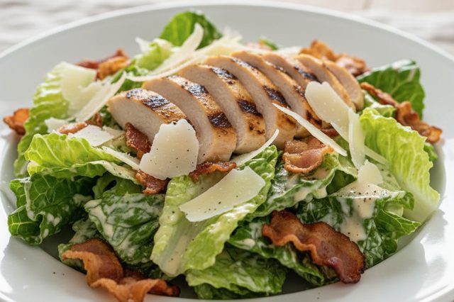 Salada Caesar Low Carb