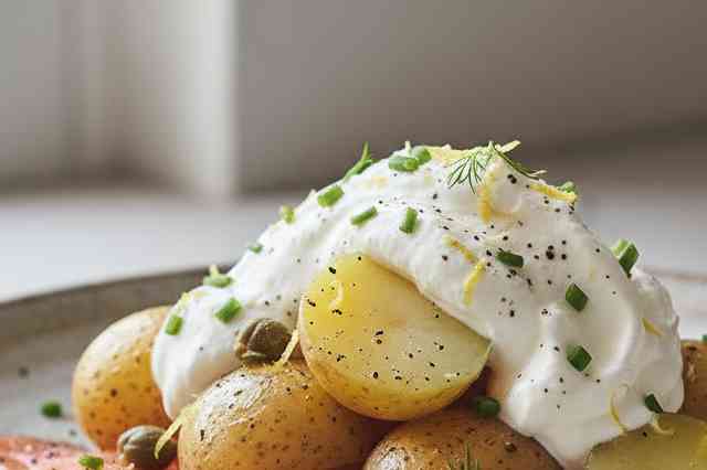 Salada de Salmão com Batatas