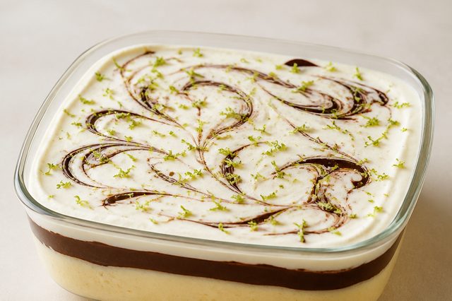 Sobremesa marido gelado de maracujá, chocolate e limão