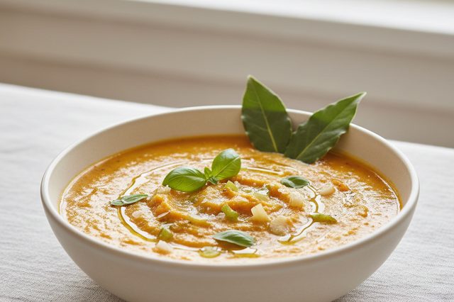 Sopa-Creme de Batatas com Cenoura