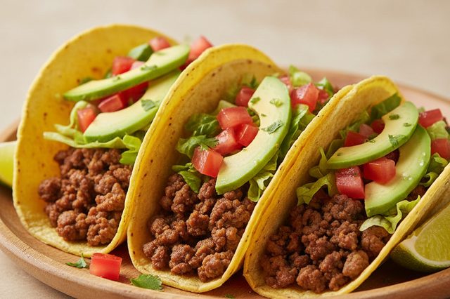 Tacos de Carne Moída