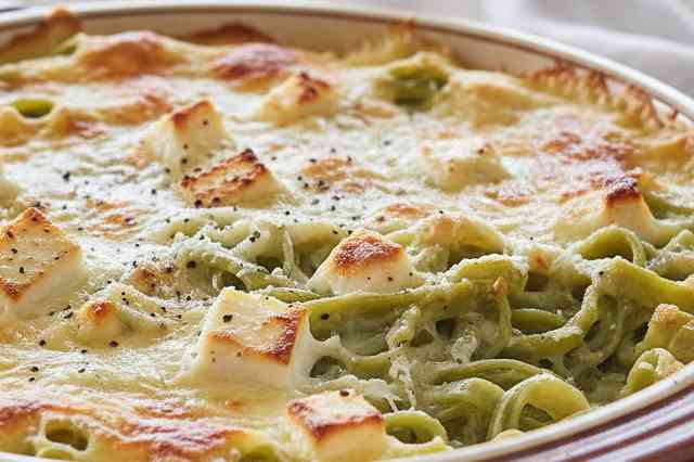 Talharim Verde Gratinado