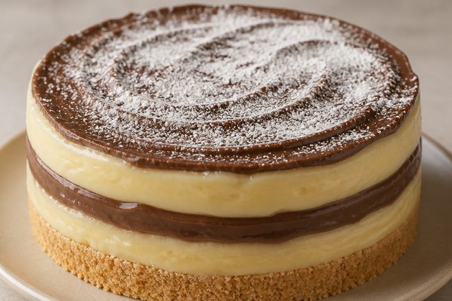 Torta casadinho com brigadeiros em camadas