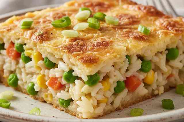 Torta de Arroz com Legumes