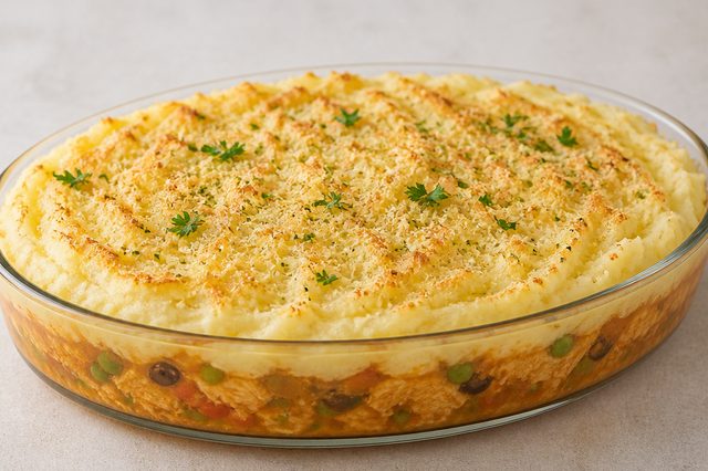 Torta Madalena de bacalhau