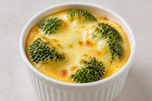 Tortinhas de brócolis e queijo na air fryer