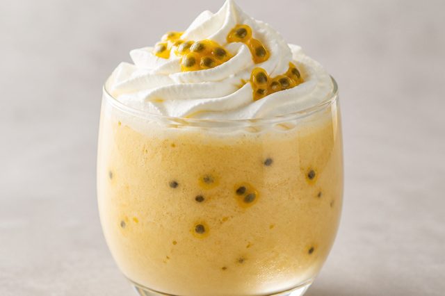 Vitamina cremosa de maracujá