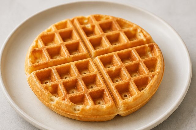 Waffle de pão de queijo